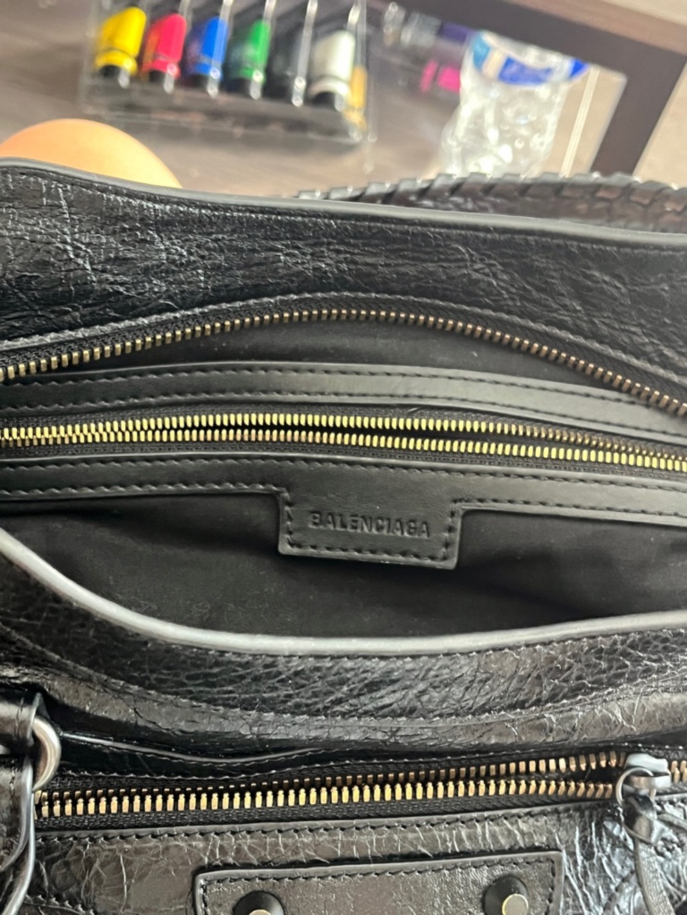 BALENCIAGA MEDIUM CITY BAG BLACK - Picture 7 of 16